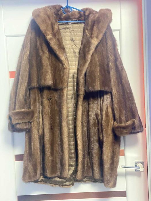 Полушубок норковий розмір 48-50