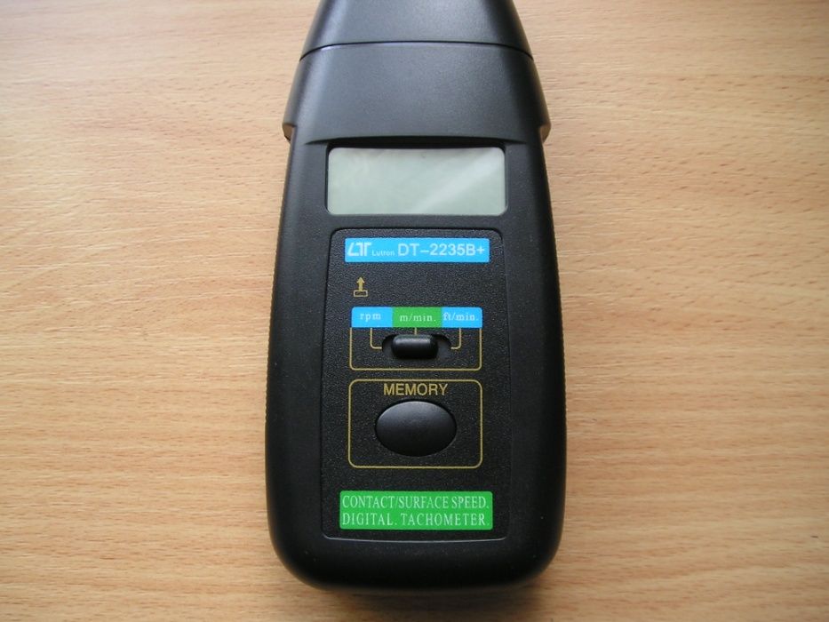 Тахометр DT-2235B+ контактный, электронный контактный тахометр