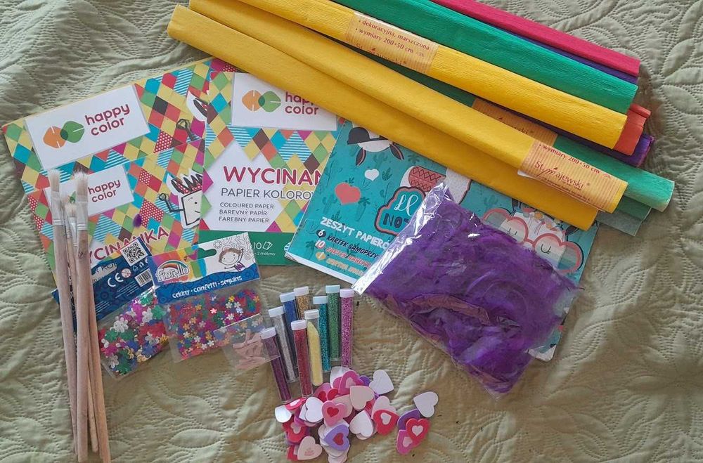 Wyprawka plastyczna do szkoły dla dziecka