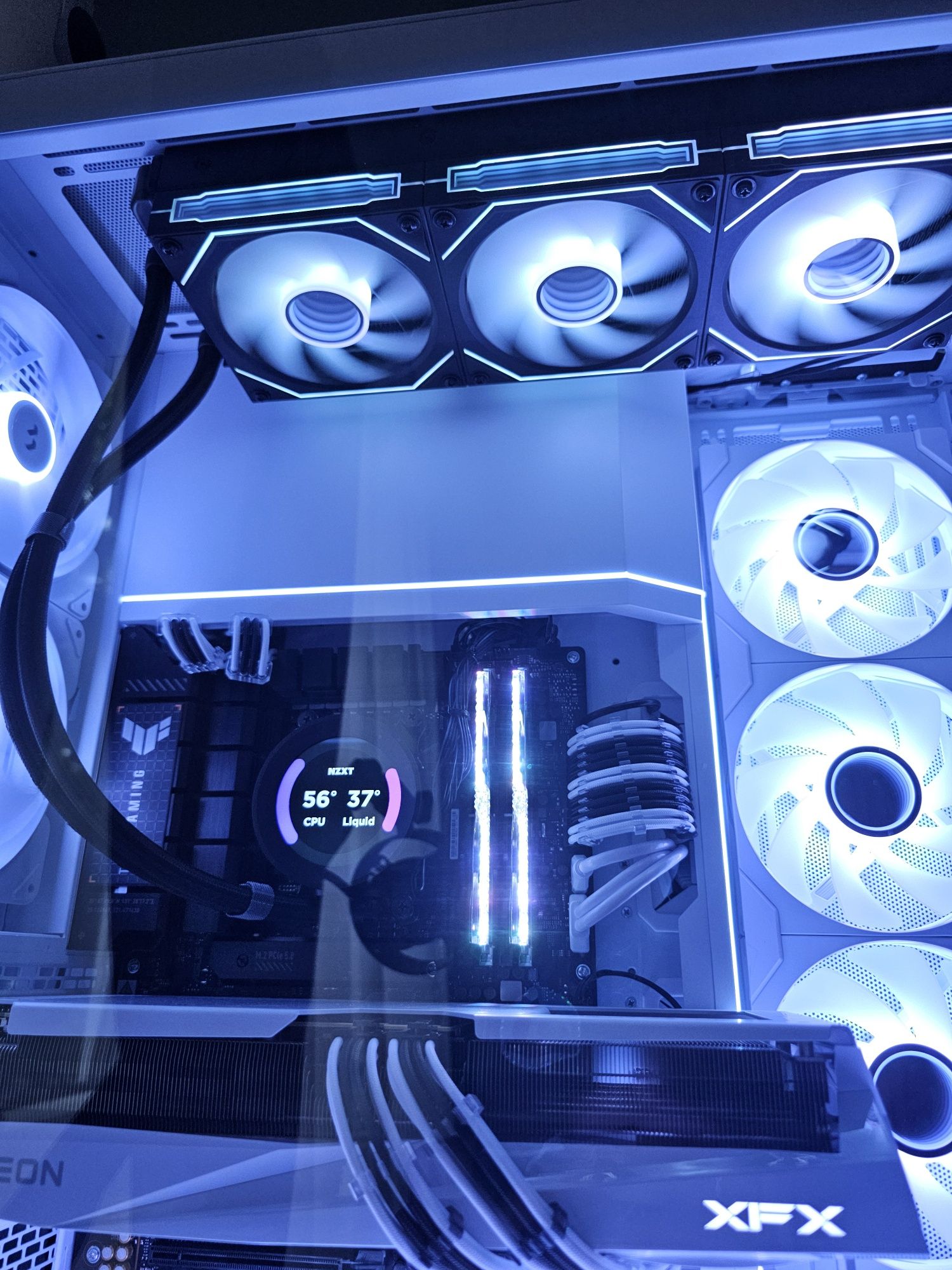 Kraken Z73 360mm AIO + Wentylatory ARGB