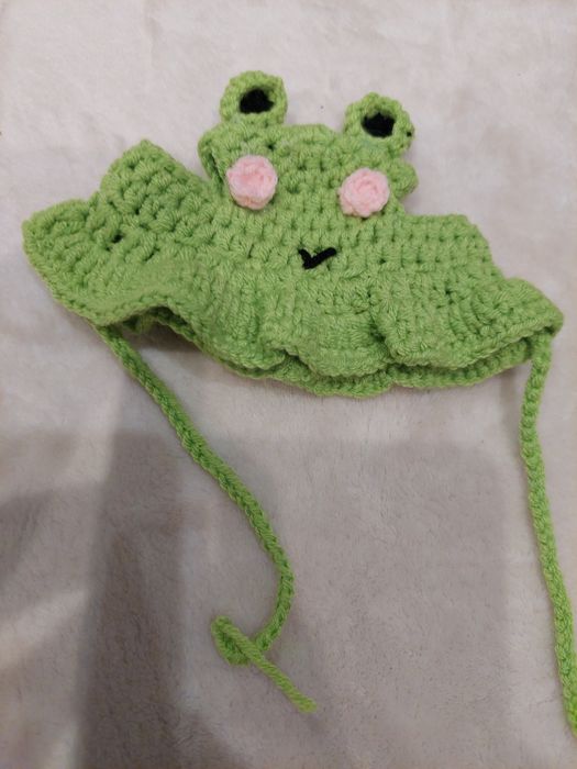 Nowa czapeczka szydelkowa hobby horse uniwersalna