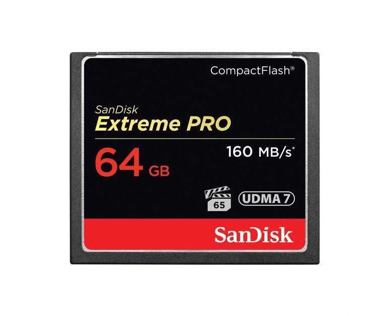 Cartão memoria CF Sandisk Extreme Pro 64Gb