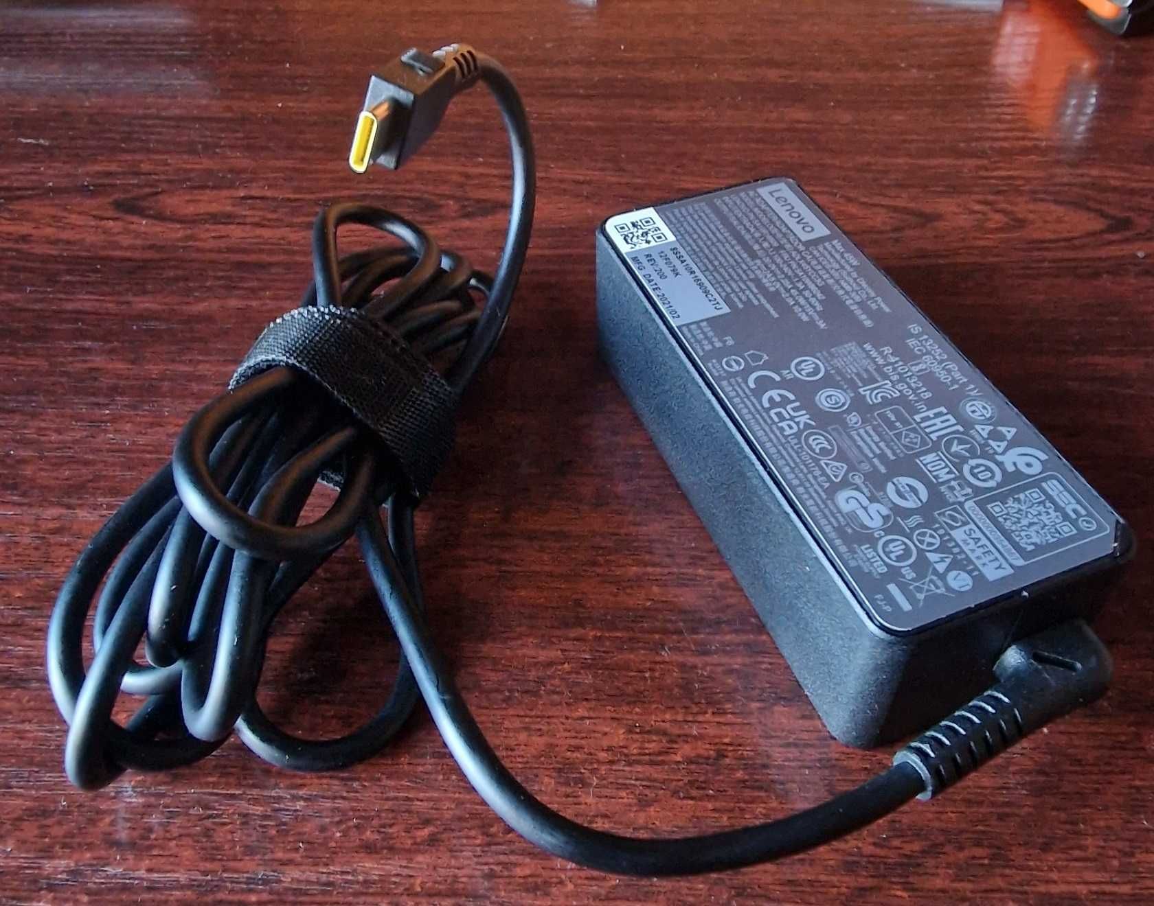 Lenowo original charger with UK-EU adaptor 45W