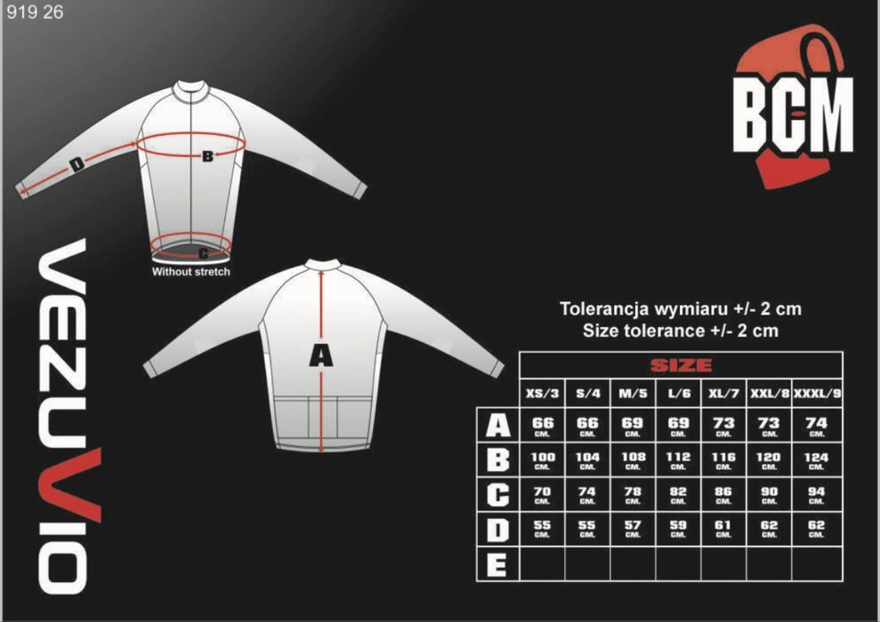 Bluza rowerowa Vezuvio Race White roz. M