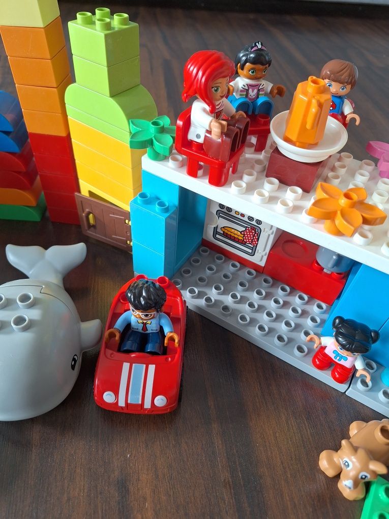 Lego duplo Domek rodzinny, arktyka, ciuchcia