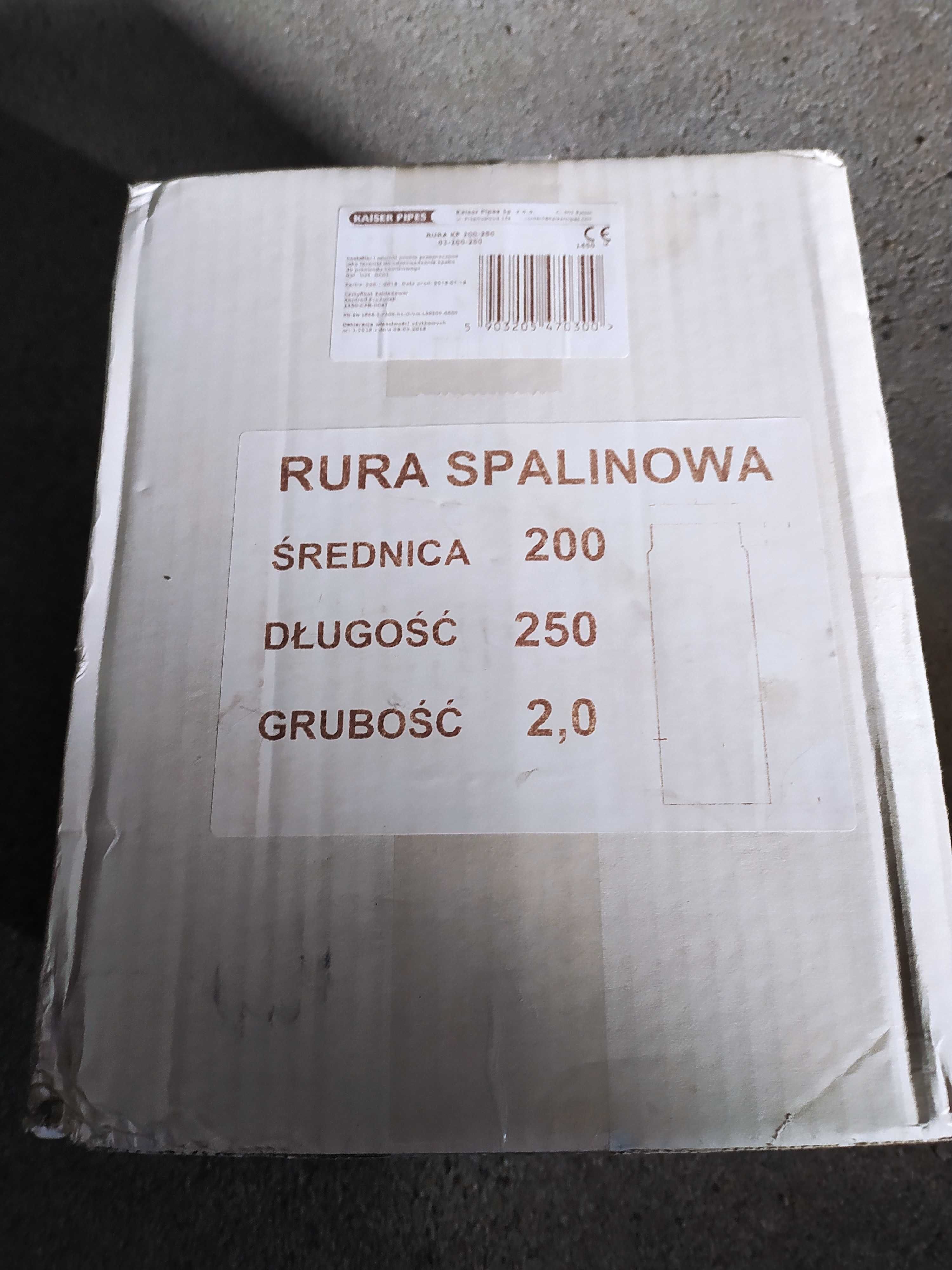 Rura spalinowa 200 x 250