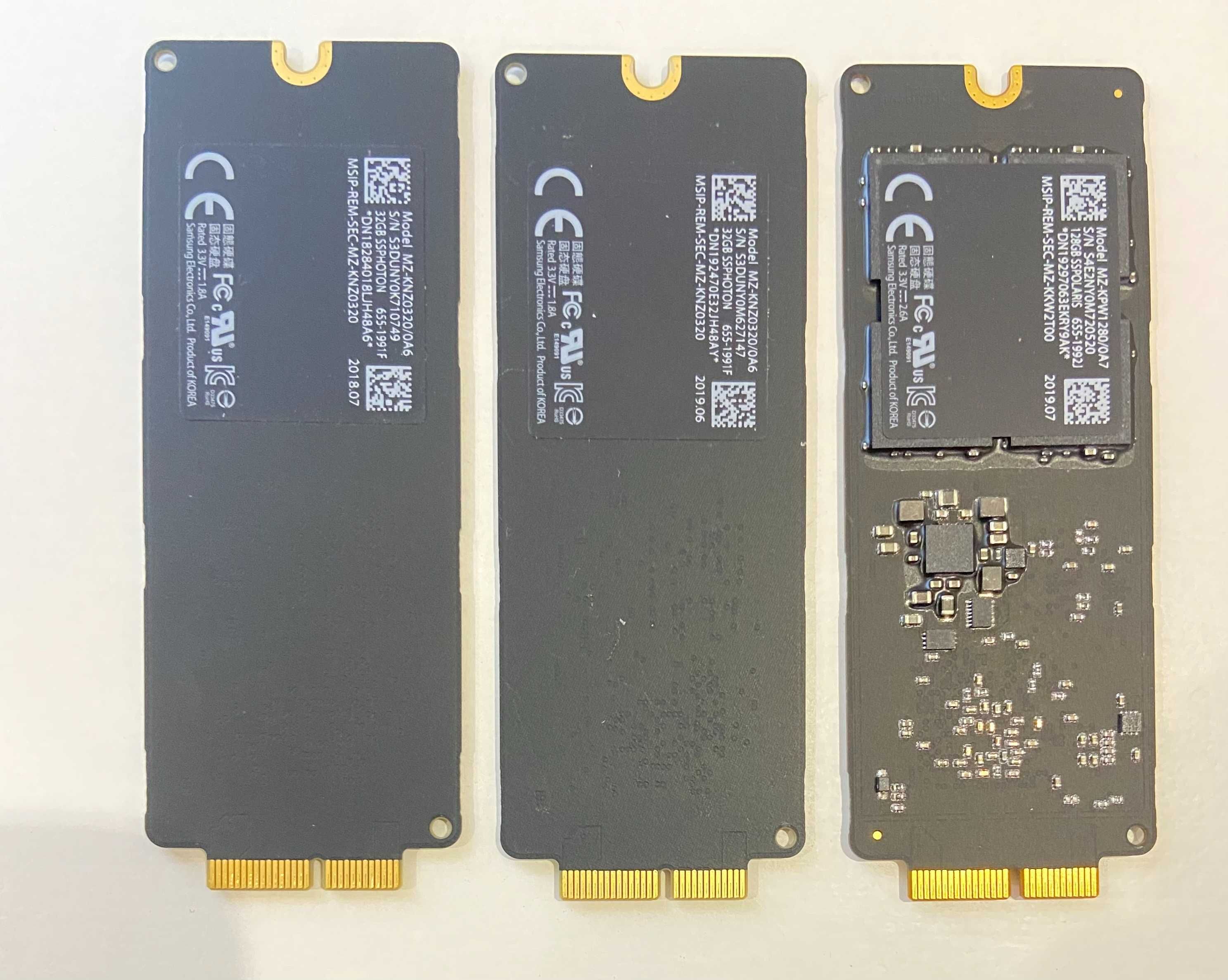 SSD для компьютеров Apple nvme 32/128Gb