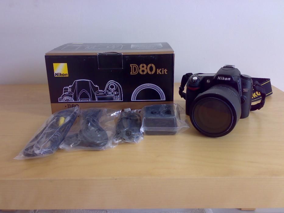 Lustrzanka Cyfrowa NIKON D80 + obiektyw 18-135 mm