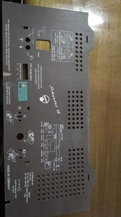 Móvel rádio e gira-discos blaupunkt arkansas 58