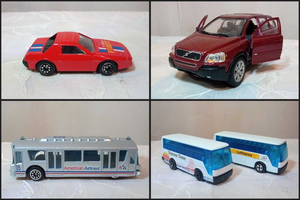 Модельки машин/автобусов: Volkswagen, Volvo / Welly - Pontiac Fiero