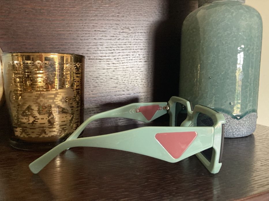 Nowoczesne okulary design  przeciwsłoneczne  turkus mięta Okazja