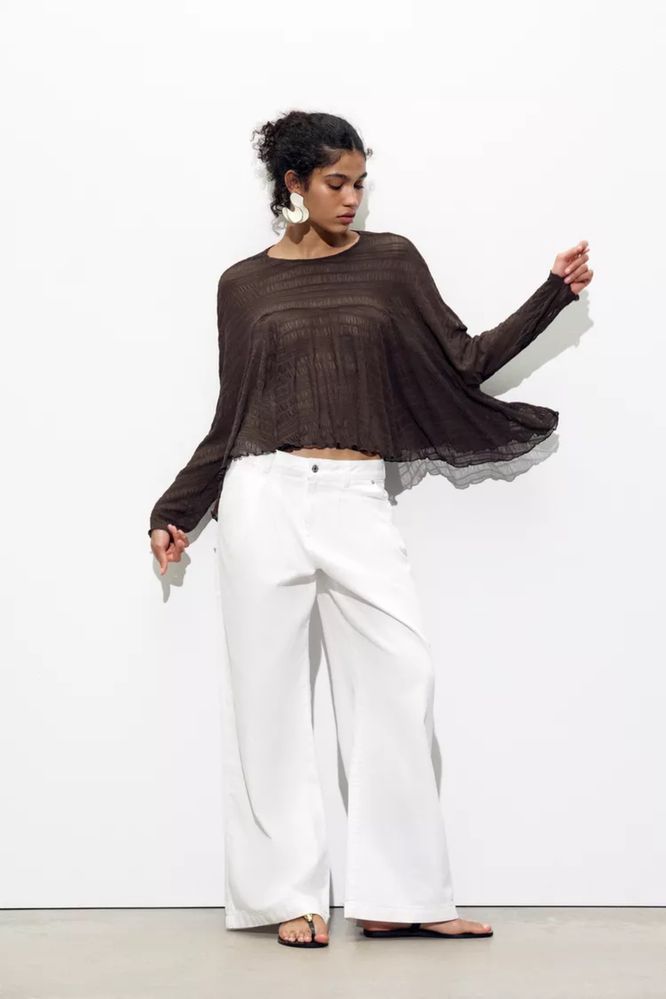 Кофточка Zara кофта топ накидка