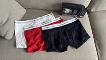 Zestaw Bokserek Męskich Obcisłych Tommy Hilfiger L Red White Navy