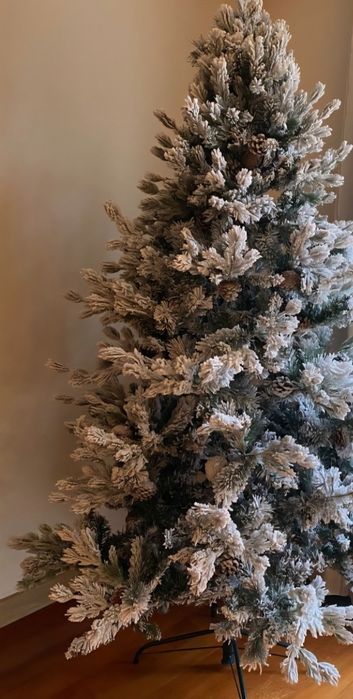 Arvore de natal 1.80 nova " nevada" 1.80 cm