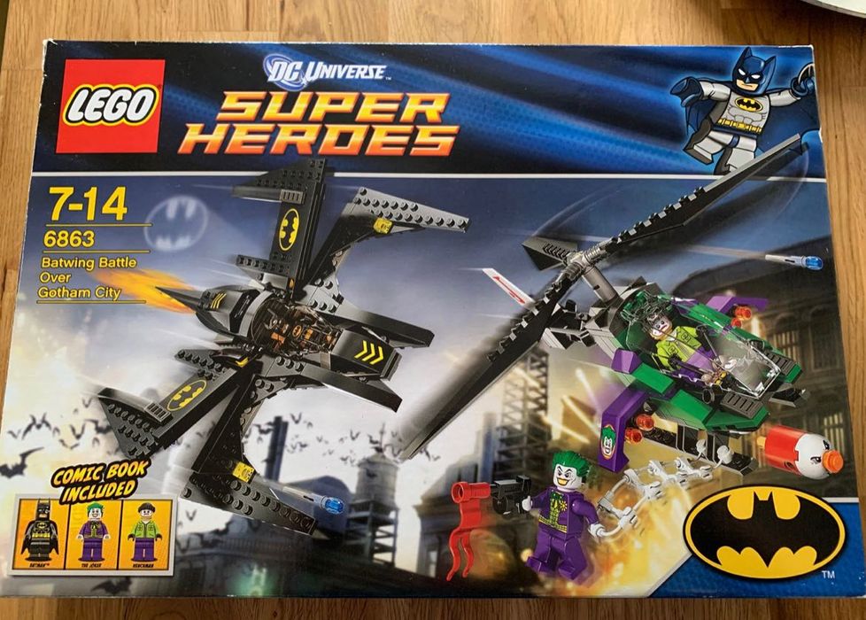 LEGO 6863 Super Heroes Bitwa nad miastem Gotham