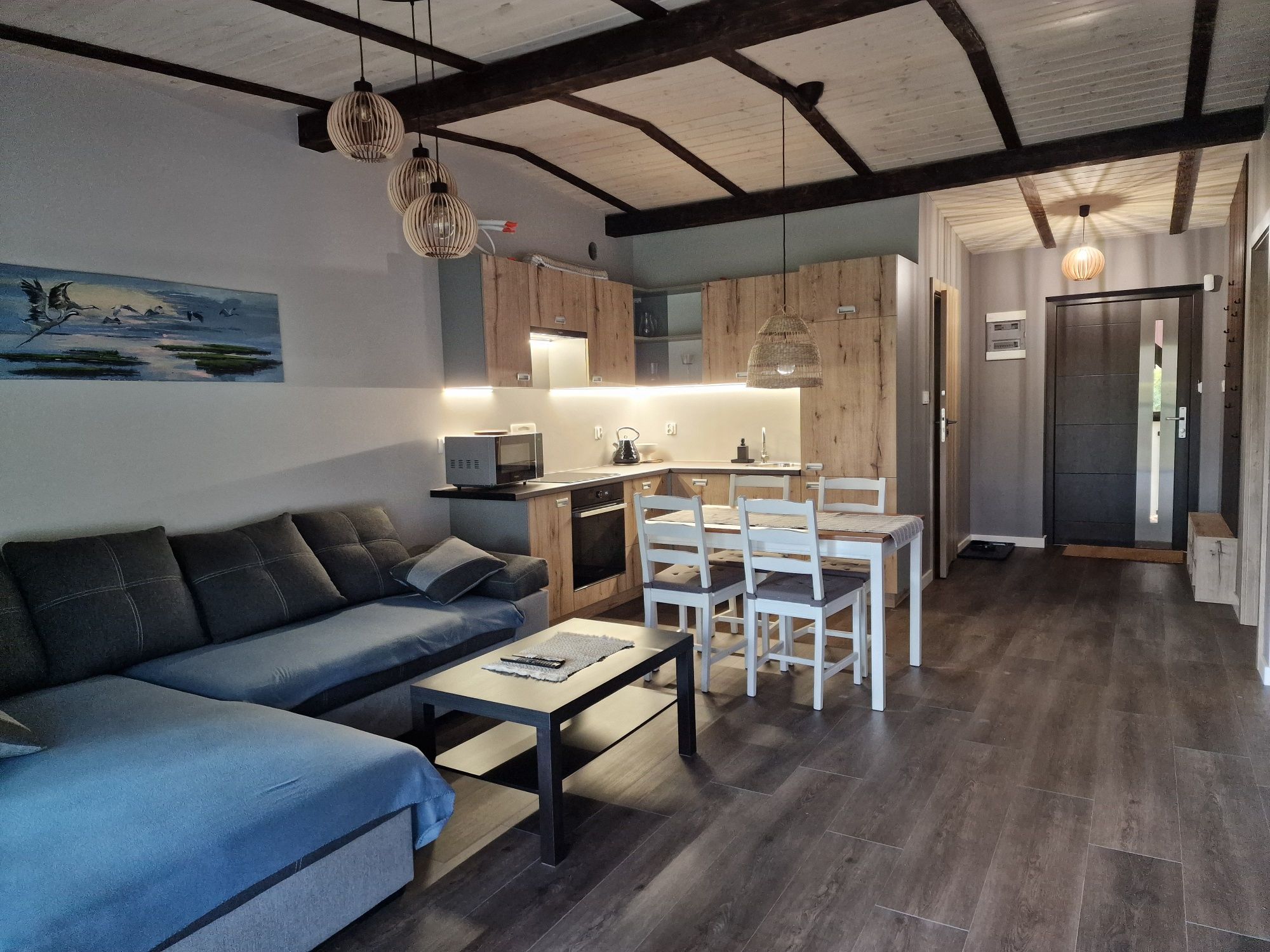 Wynajem apartament nad jeziorem Skarszewy Borówno pokoje mieszkanie