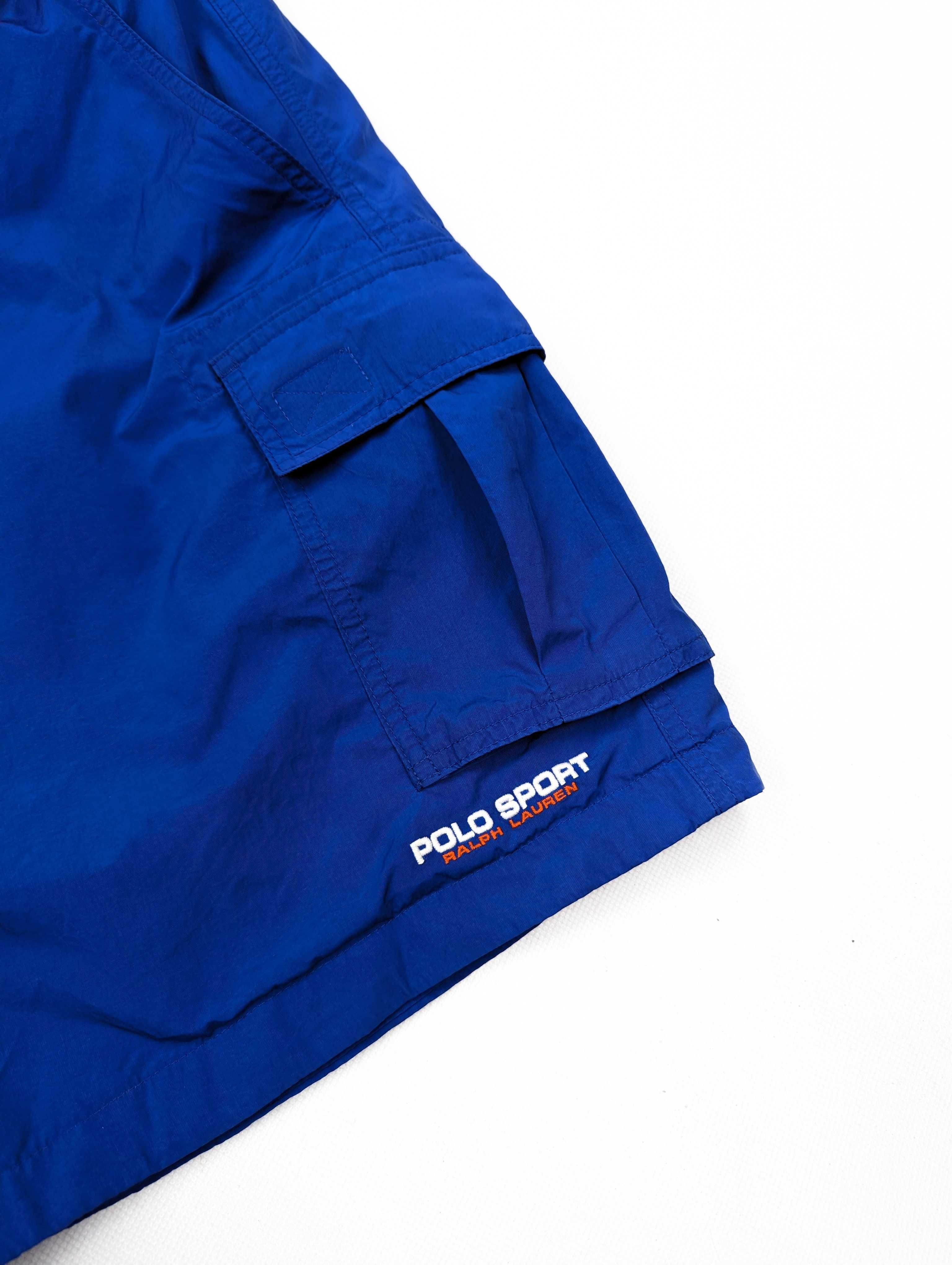 Polo Sport Ralph Lauren niebieskie spodenki szorty XXL logo