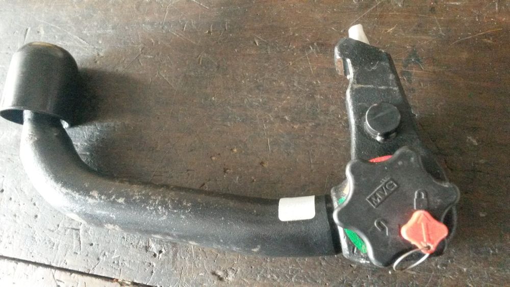 Bomba de encher pneus de pé.