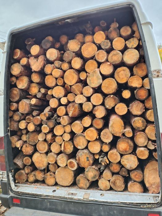 Дрова сосны колотые, до 40 см