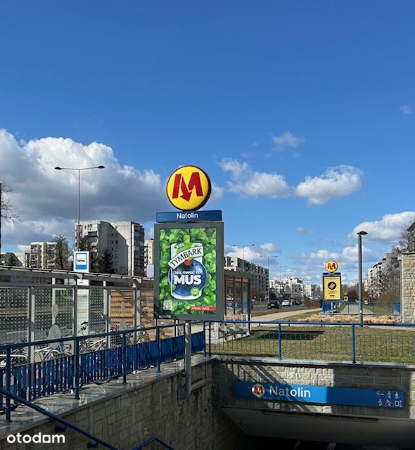 Dwupokojowe, jasne mieszkanie przy metrze - do aranżacji