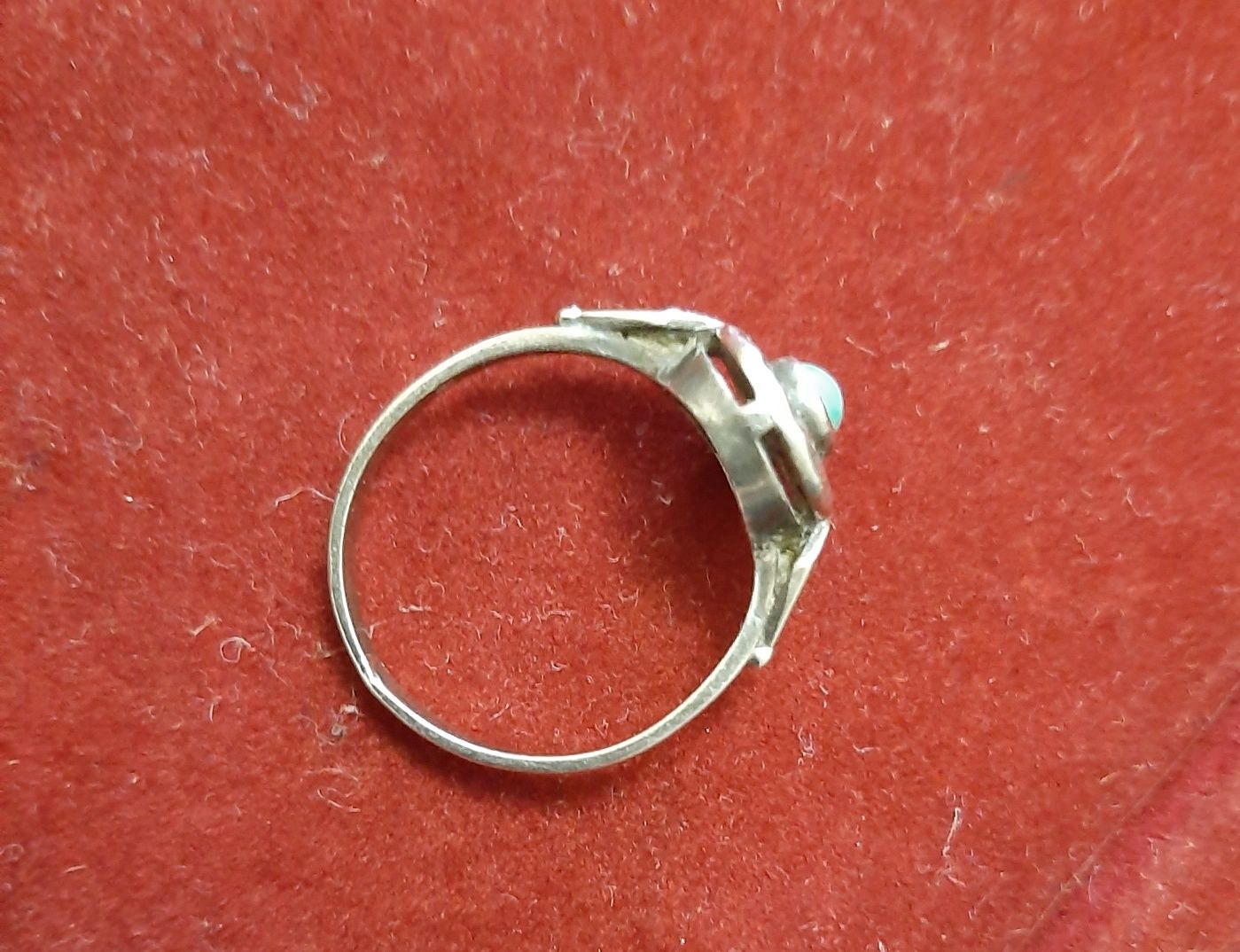 Кольцо серебро  бирюза, СССР  80- е годы.