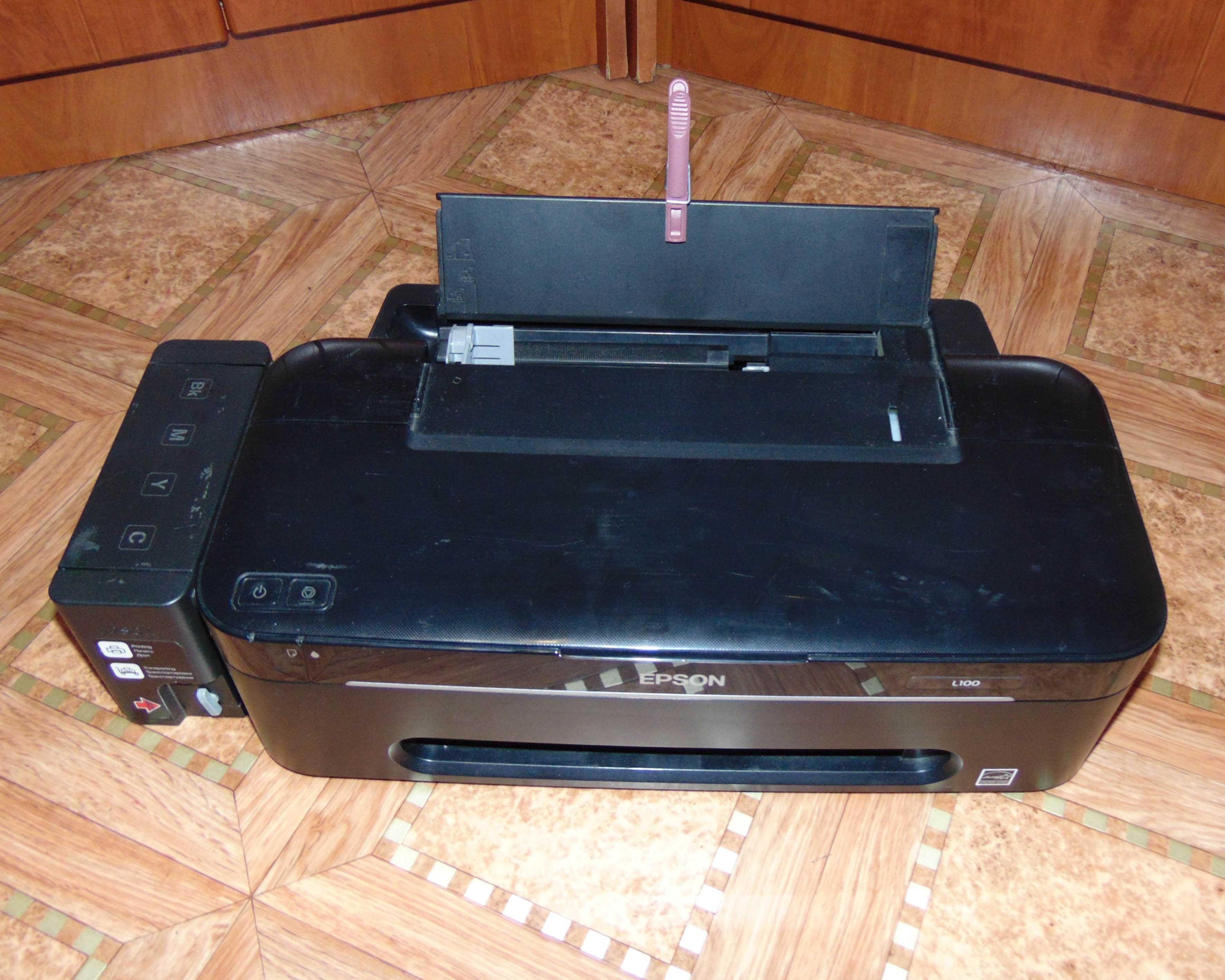 Струйний принтер Epson L100 з вбудованою СБПЧ