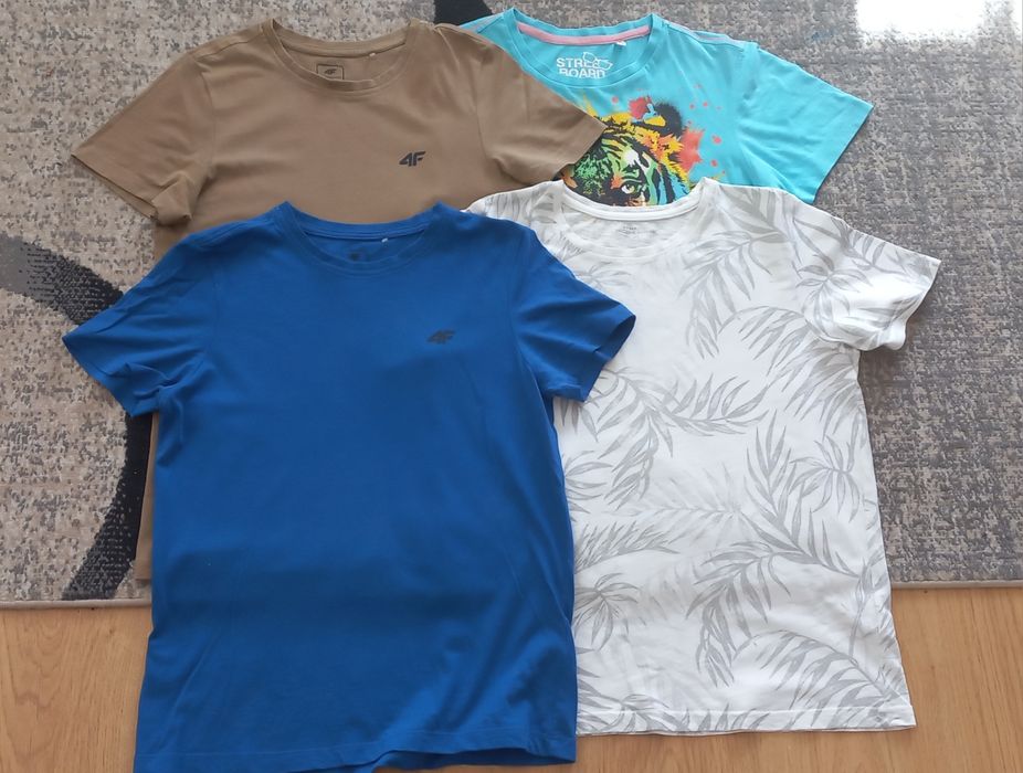 Koszulk, i t shirty chłopięce 4szt. 146- 152