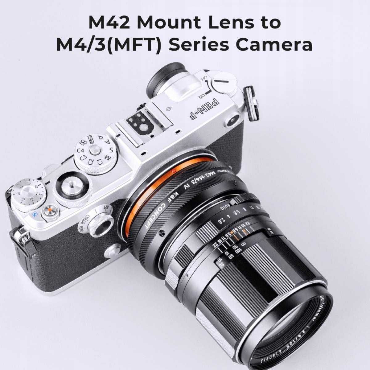Adapter M42 Micro 4/3 m4/3 Lumix Olympus K&F Concept PRO IV plus klucz