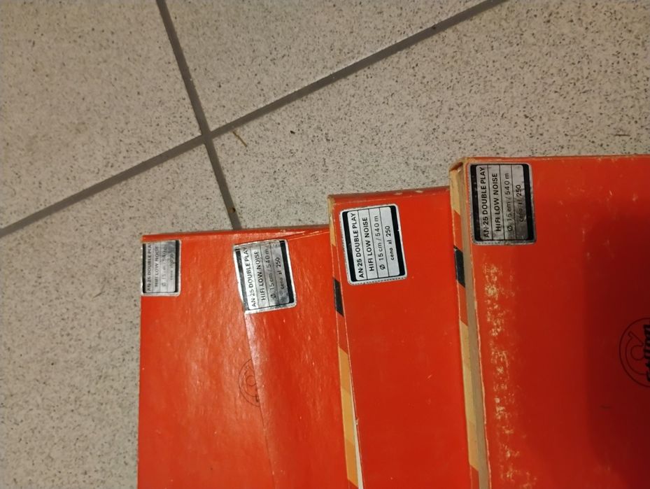 Taśmy , szpule magnetofon 18cm.