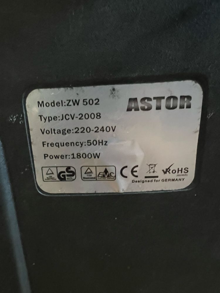 Пилосос Astor 1800 W, Б/у