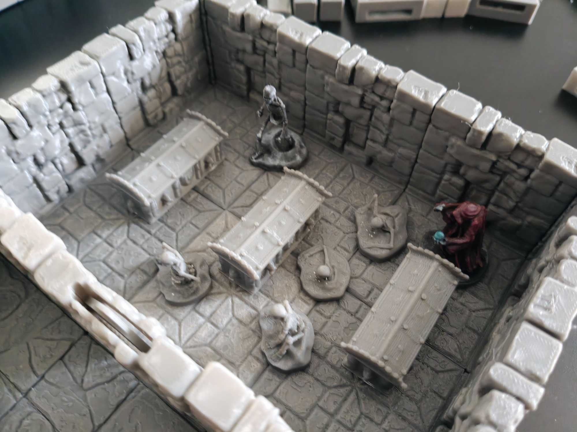 Modułowe lochy i figurki do Dnd D&D RPG Pomoce Mistr