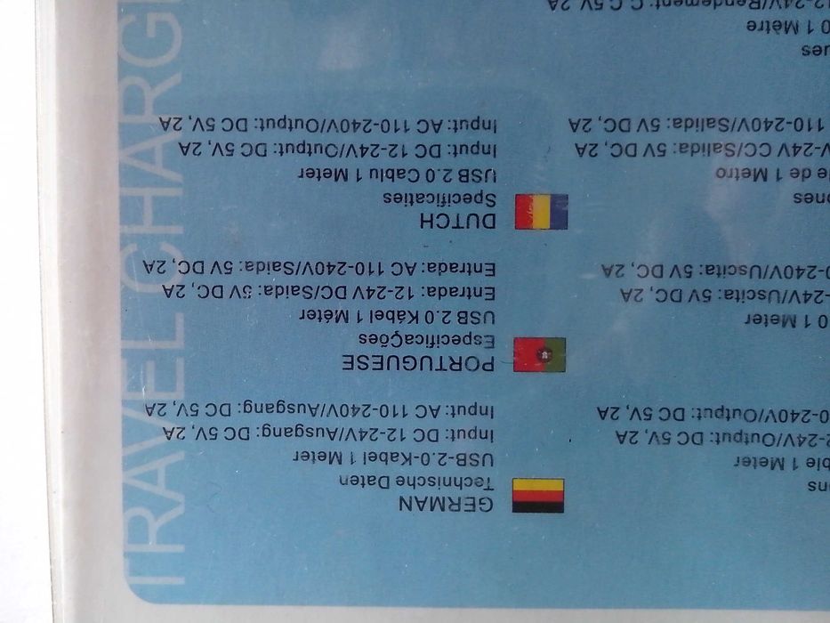 Carregador de Viagem 2 em 1 para Samsung Galaxy Note 3/55 (Novo)