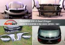 Разборка KIA Stinger Ниро Niro Sportage IV Carens запчасти Киа шрот