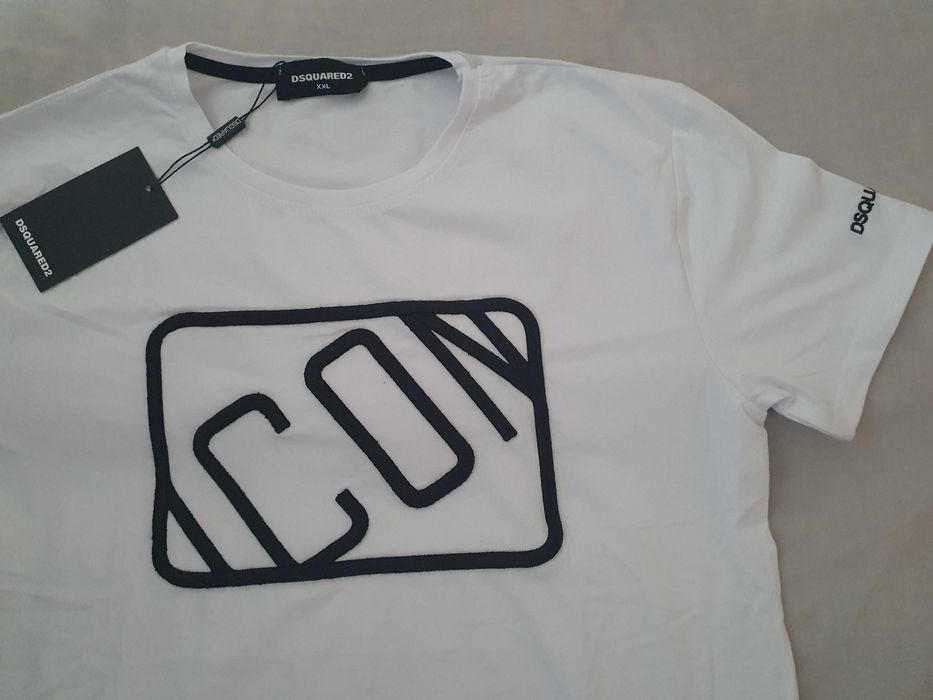 NOWA męska koszulka Dsquared t-shirt  dsq bluzka Icon d2 podkoszulek