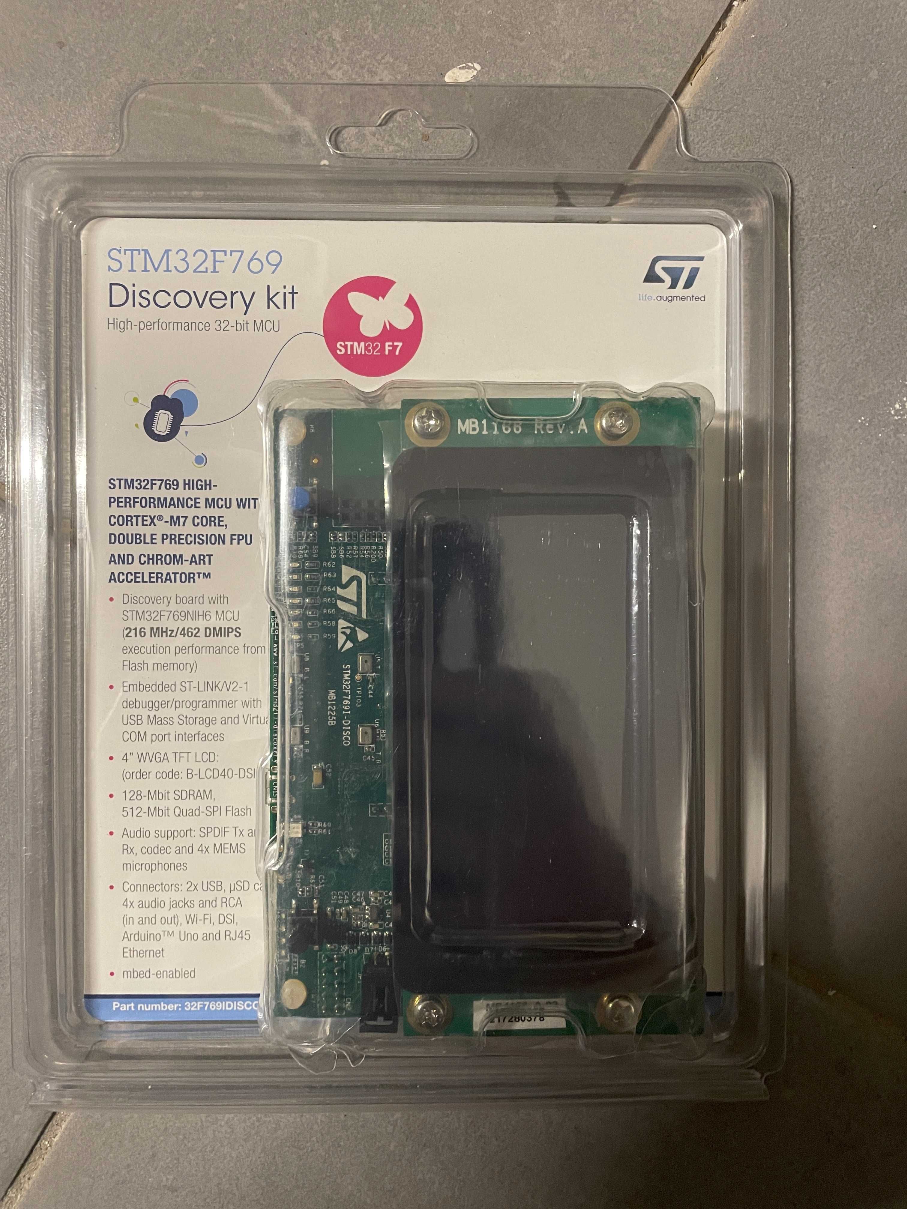 STM32F769I-DISCO - zestaw uruchomieniowy z mikrokontrolerem