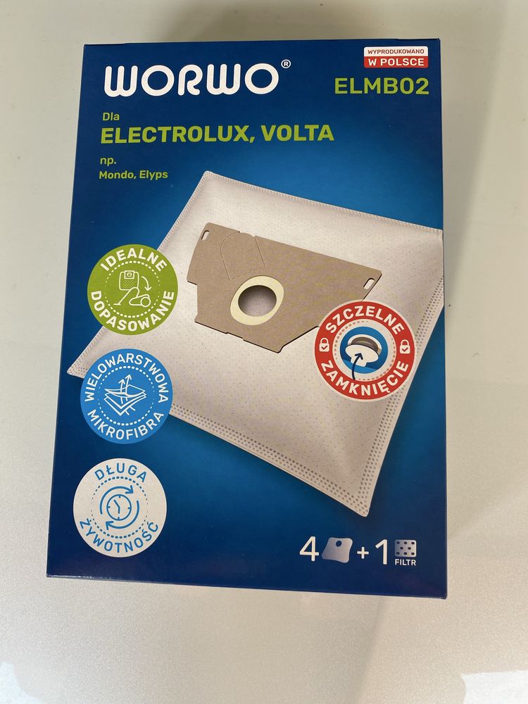 Worki do odkurzacza Electrolux Mondo 8 szt