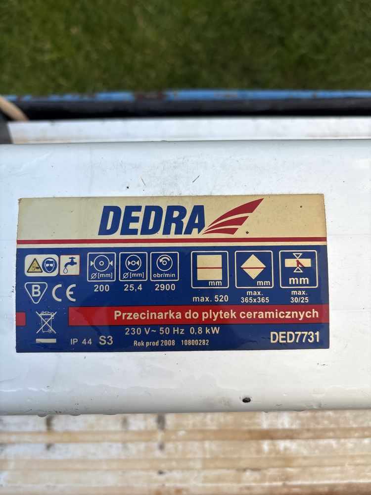 Przecinarka do płytek Dedra DED7731 – używana
