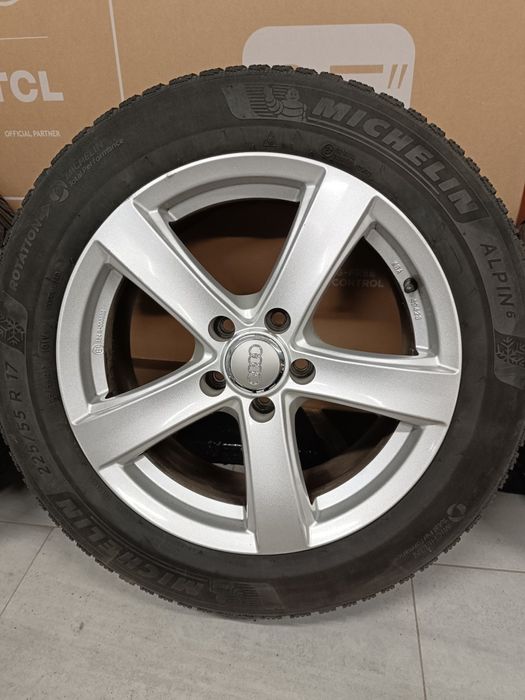 Alufelgi R17 5x112 z zimowymi oponami