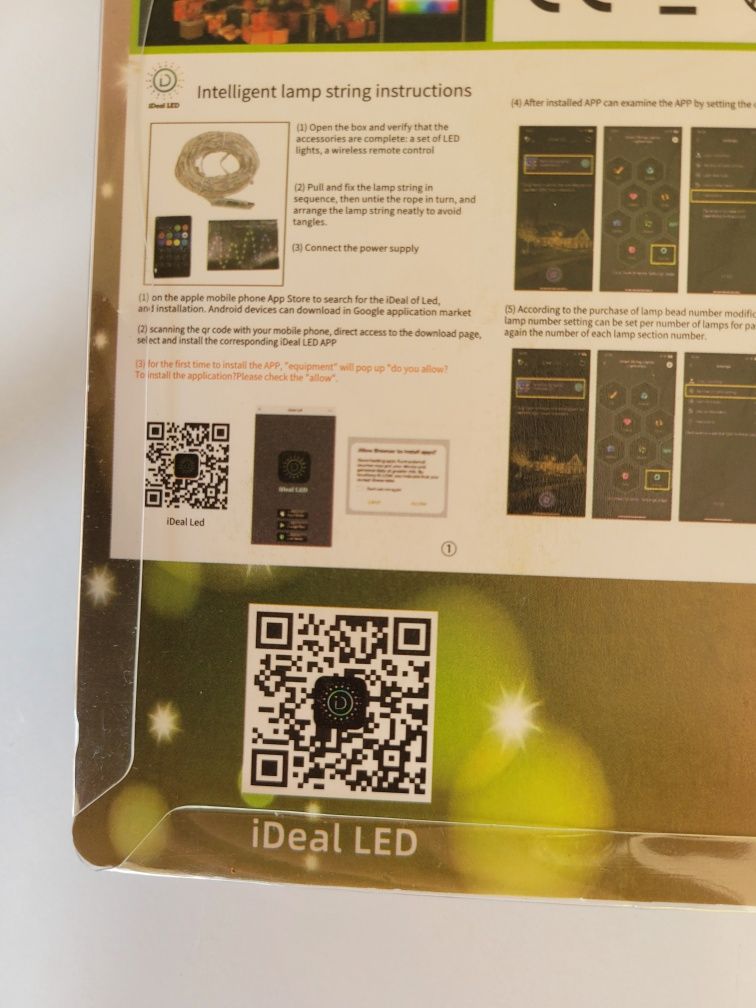 Oświetlenie USB lampki na choinkę 10 metrów sterowane pilotem