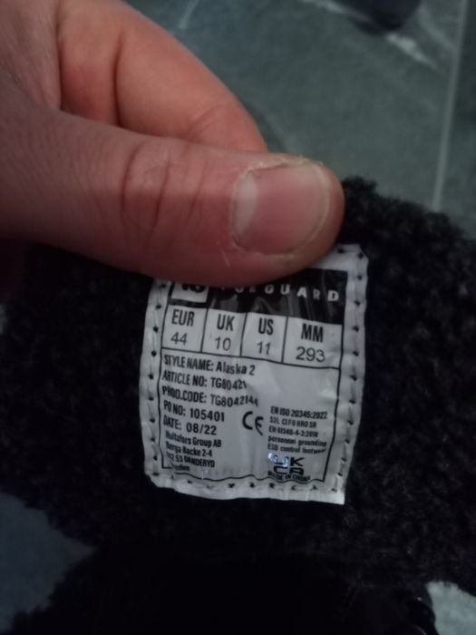 Buty robocze zimowe toe guard alaska 2
