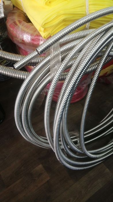 Шланг гофра нержавейка для отвода газов генератора вебасто