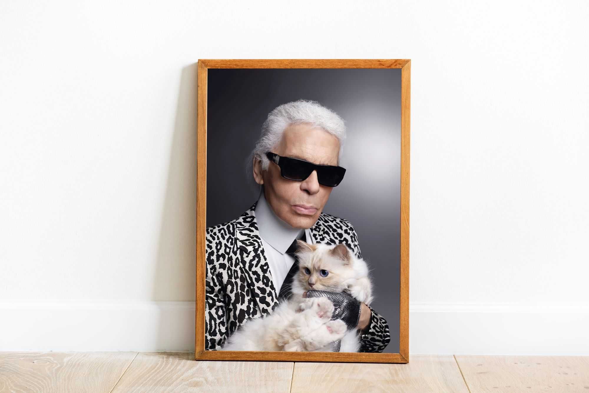 Plakat A3 Karl Lagerfeld