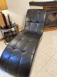 Chaise loungue preto