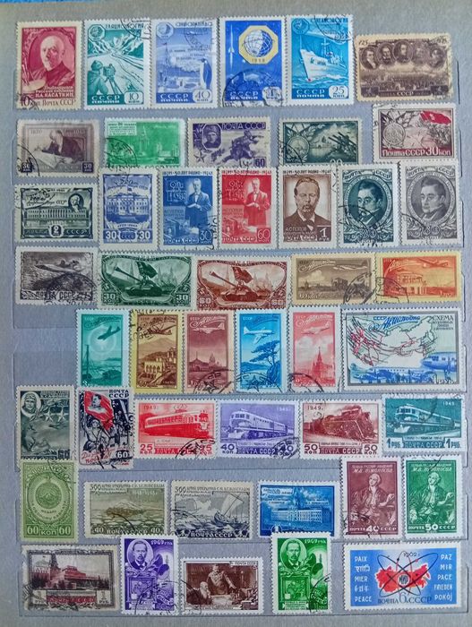 марки ссср 1938 - 1968