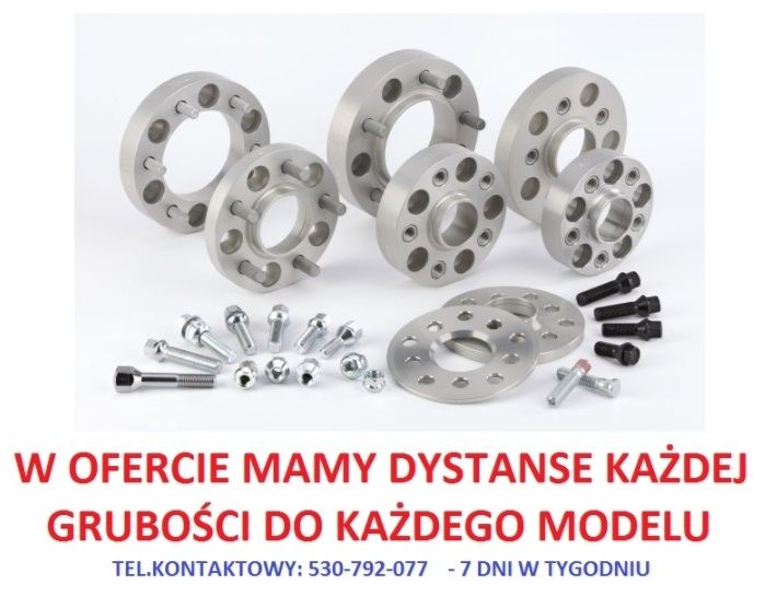 DYSTANSE +ŚRUBY 5x112 5x100 Audi VW Seat Skoda NOWE! niemieckie fvat