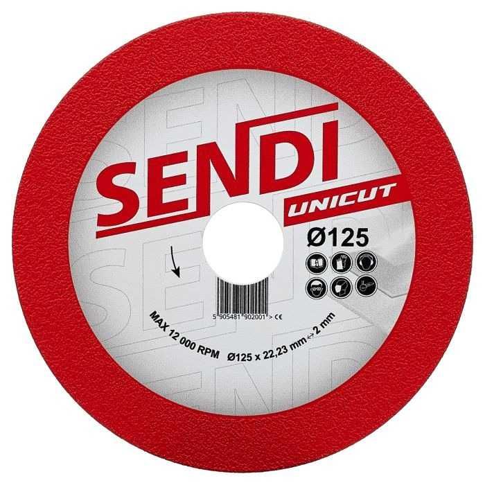 Tarcza diamentowa SENDI UNICUT 125 mm do płytek , gresu i szkła