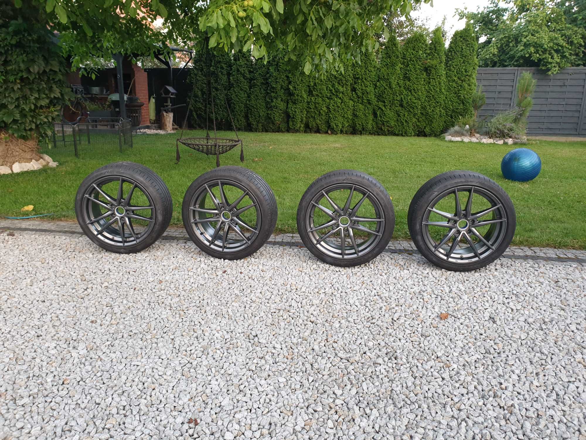 Alu18*DBV*Audi a4 b8,b9,a5,a6,Merc.2018r.opony lato.Dunlop.et45.5x112