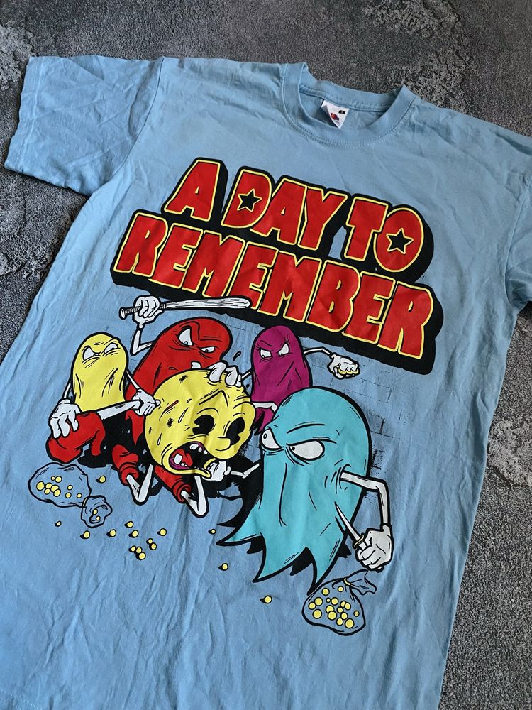 Мужская винтажная футболка рок мерч групы A Day To Remember Vintage