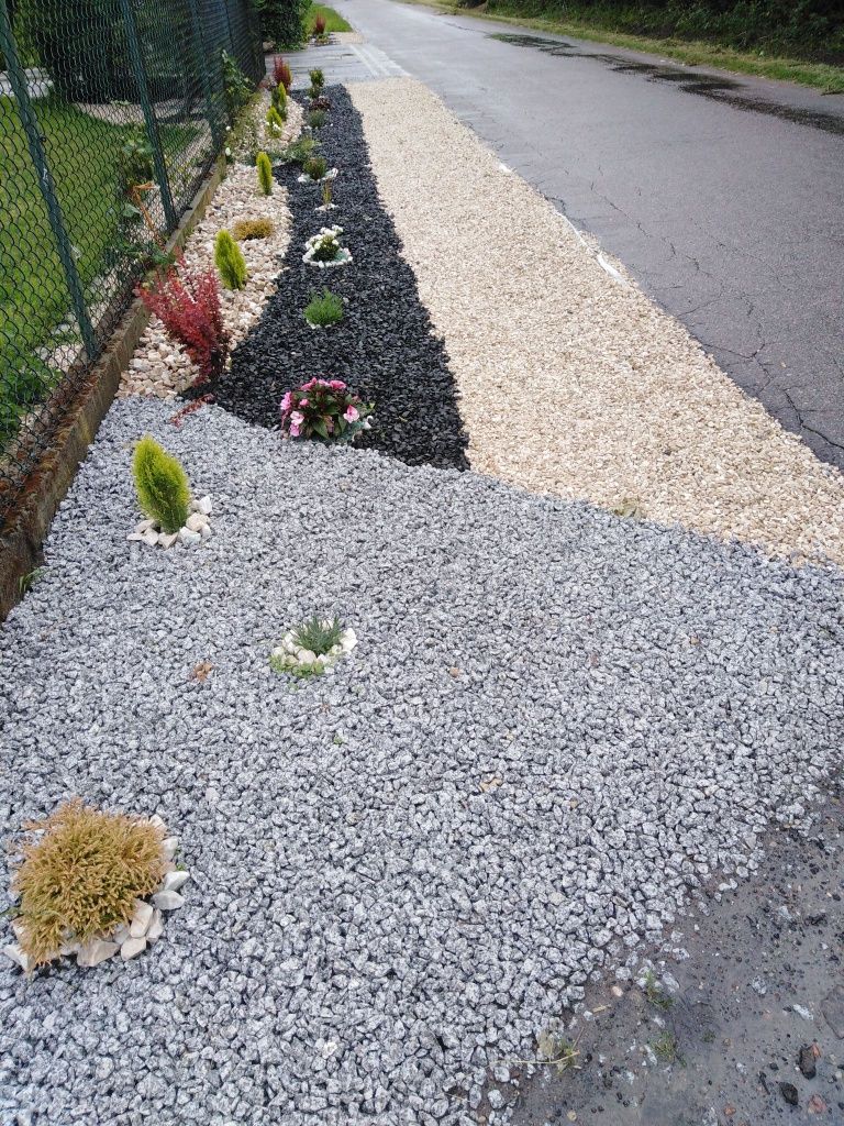 Kamień ozdobny kruszywo dekoracyjne do ogrodu na podjazdy