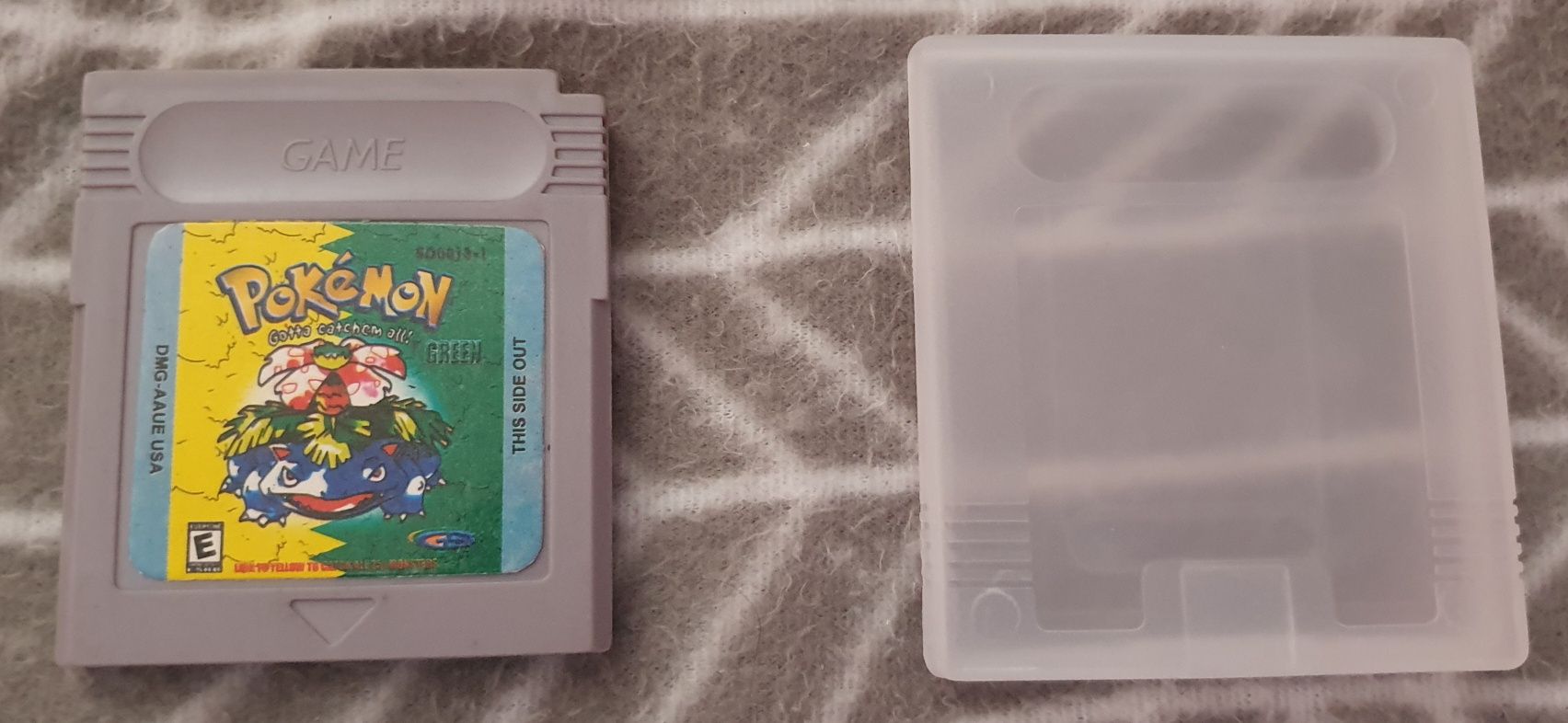 Pokémon Green - GameBoy + Capa transparente